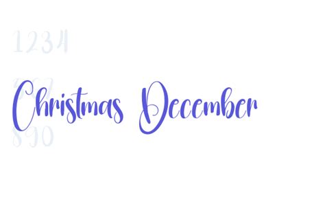 Christmas December Font Free Download Now