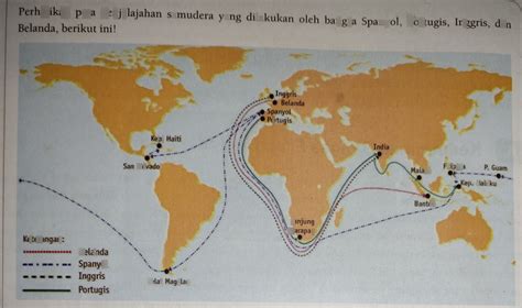 Gambar Peta Rute Kedatangan Bangsa Eropa Ke Indonesia Gambar Peta