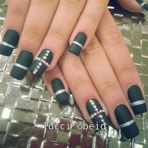 Pin By Lucci Obeid On Rhinestone Embellished Nails Nails Embellished