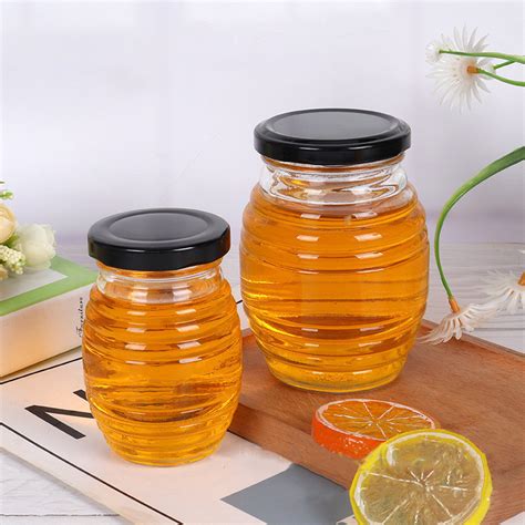 Wholesale Round Honey Glass Jar