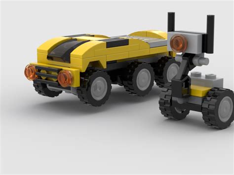 Lego Moc Futuristic Truck And Segway By Narwhalman Rebrickable
