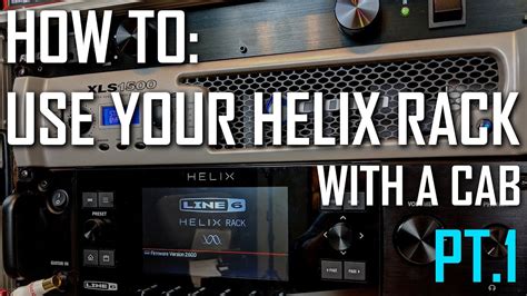 how to use your modeler with a guitar cab pt 1 assembling the rack power amp with helix