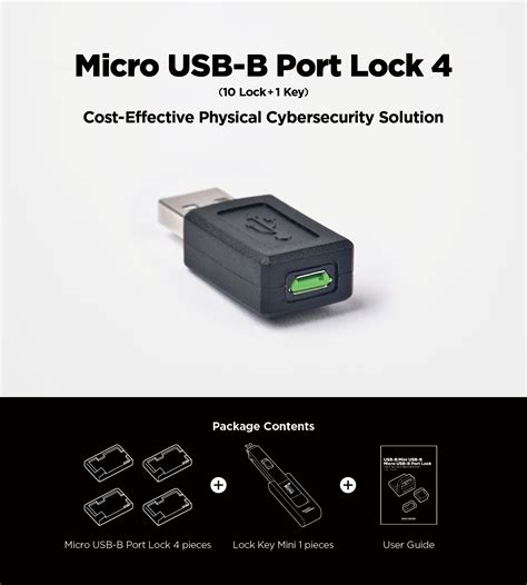 You will also learn about the need and benefits of usb lockdown software. Smart Keeper Micro USB-B Port Locks with Key | Computer ...