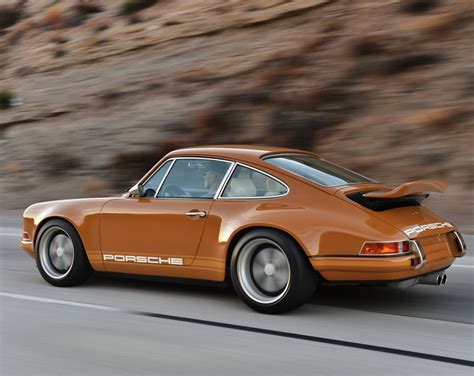 Add the bumper with a curved. This Burnt Orange Custom Porsche Is What Automotive Perfection Looks Like - Airows