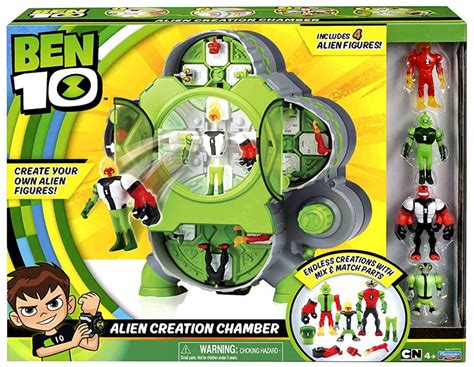 Ben 10 Alien Creation Chamber Playset Includes 4 Figures Playmates Toywiz