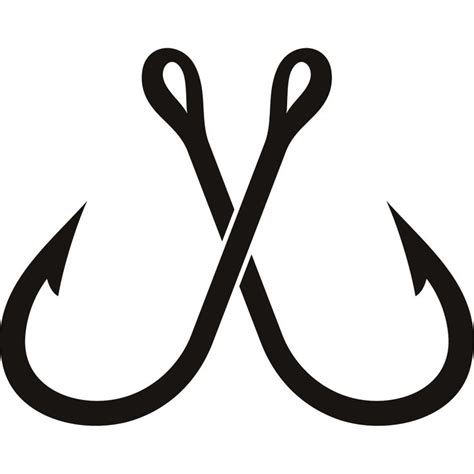 Download Fishing Hooks Two Crossed Fishing Sports and Hobbies Wall ...