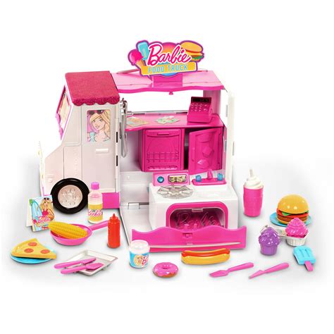 Barbie Food Truck 25 Play Cooking Tools Girls Kids Play Toys Fun New Ebay