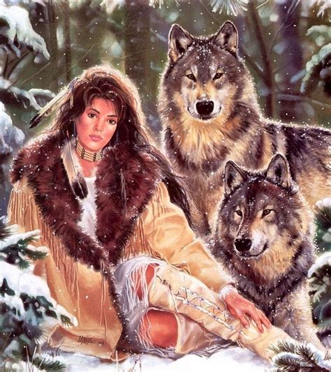 Pin By April Mooneyhan On Wolves Native American Artwork Native