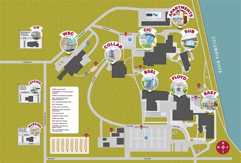 Wsu Tri Cities Campus Map