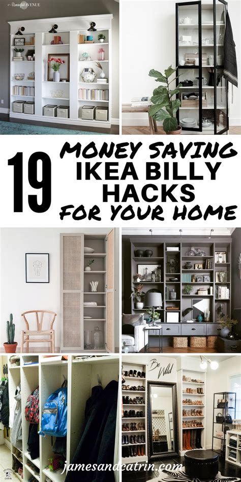 19 Ikea Billy Bookcase Hacks That Are Bold And Beautiful James And