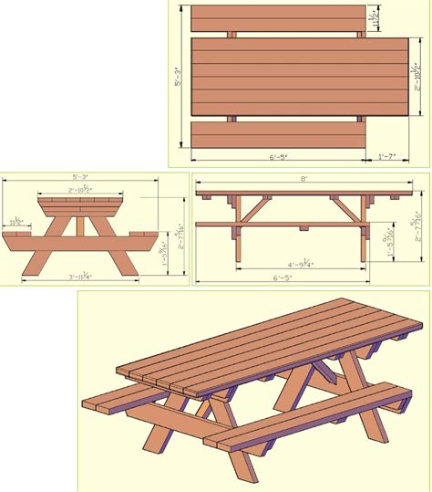 What Is The Standard Height Of A Picnic Table