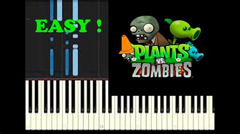 Plants Vs Zombies Piano Tutorial Youtube