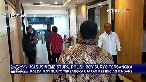 Buntut Kasus Meme Stupa Candi Mirip Jokowi Roy Suryo Ditetapkan