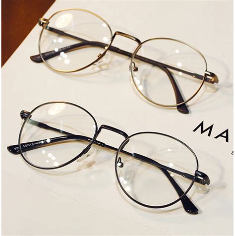 Vintage Clear Lens Anti Fatigue Women Brand Design Men Glasses Round Eyeglasses Frame Oculos De