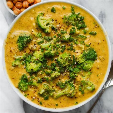 Vegan Broccoli Cheddar Soup Veganfoodie