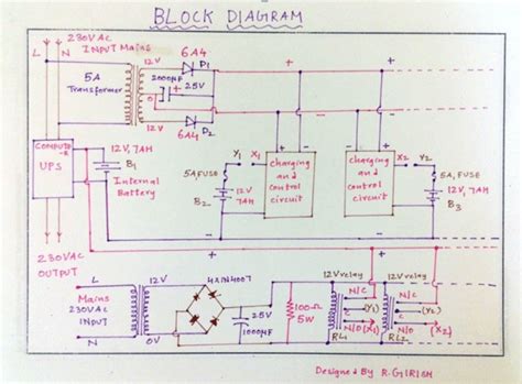 Basic home wiring plans and wiring diagrams intended for house wiring. Convert your Computer UPS to Home UPS | Homemade Circuit Projects