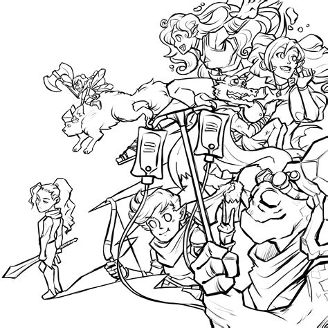 Ive Watched Up To Session 4 And Im Lovin It So Heres A Lineart Wip Rbrokenbonds