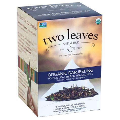Two Leaves And A Bud Organic Darjeeling Tea Boxs Of 15 Sachets 12