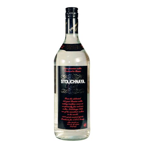 Stolichnaya Gold Vodka Truebell Diplomatic