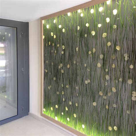 Wall Mounted Decorative Panel Herbes Zen E016 Dacryl® For