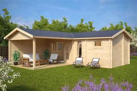 garden sauna cabin b 22m2 70mm 3 x 7 m summer house 24