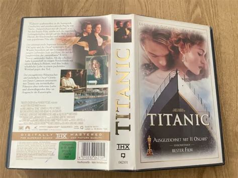 Titanic James Cameron Leonardo Dicaprio Kate Winslet Thx Min Vhs