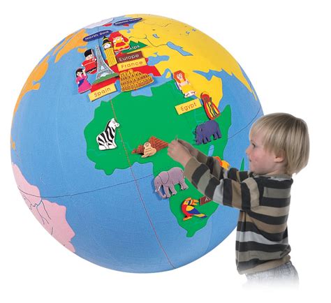 Childrens Kids Inflatable Interactive Giant World Globe