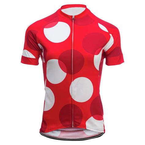 Womens Red Polka Dot Cycling Jersey Looking Fab Womens Cycling