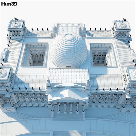 Reichstag Building 3d Model Architecture On Hum3d