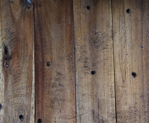 Grunge Wood Texture Rough Knotty Pine Cut Plank Floor Worn Hole