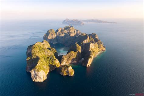 Matteo Colombo Photography Aerial View Of Ko Phi Phi Leh Island Krabi Province Thailand