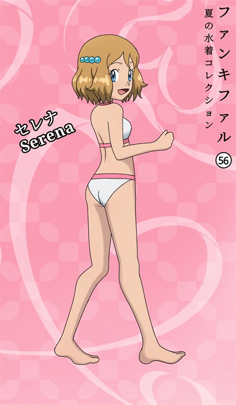 Comm Pokemon Trainer Serena White Bikini By Fankifalu On Deviantart