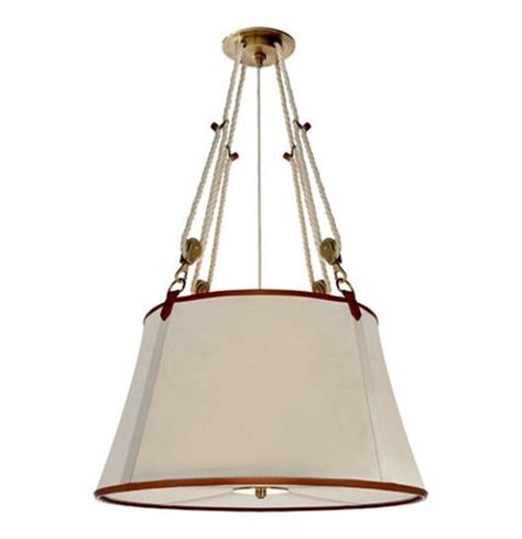 Miramar Large Hanging Shade Ralph Lauren Lamp Light Pendant Light