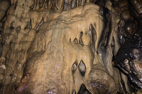 Natural Limestone Cave In Cherrapunji Assam India Stock Photo Image