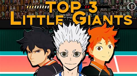 The Spike Volleyball 3x3 Top 3 Little Giants Kōrai Hoshiumi Hinata