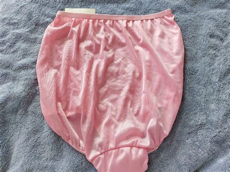 Vintage Nylon Pink Granny Panties Sissy Bradlees S 7 Gem