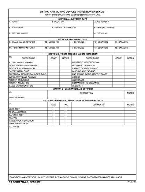 Army Vehicle Inspection Form Fillable Printable Pdf Forms