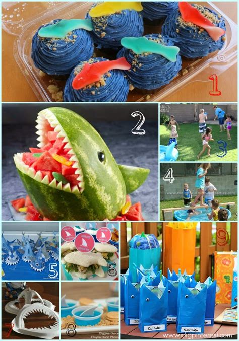 Host The Ultimate Shark Party For Kids With Great Blue Cupcakes I