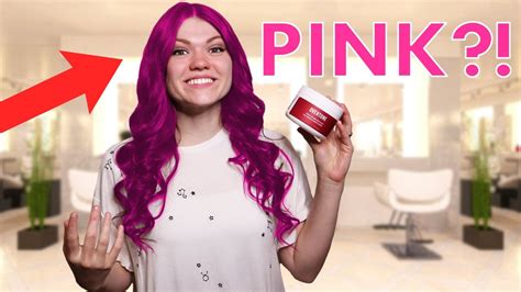 Dying My Hair Pink One Of My Favorite Colors Yet Youtube