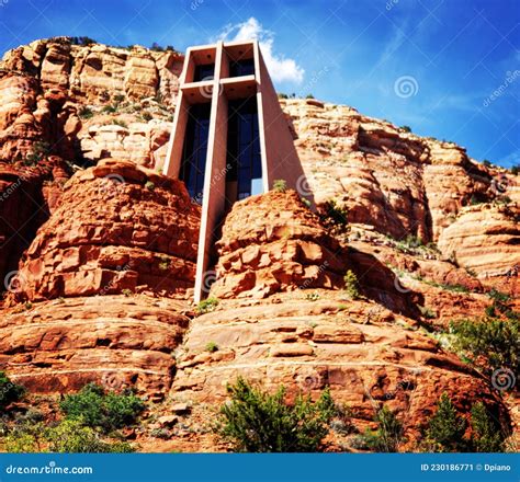 Chapel Of The Holy Cross Sedona Arizona Stock Image Image Of Arizona