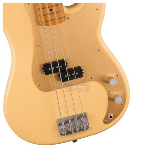 Bajo Electrico Fender Squier 40th Anniversary Precision Bass Vintage Edition Satin Vintage Blonde