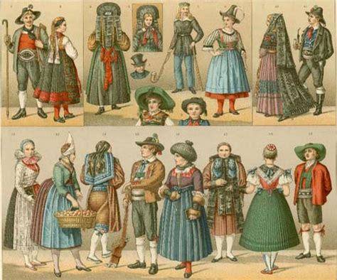 Typical German Dress 19th Century