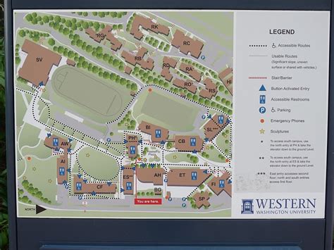 Western Washington University Campus Map Maps For You