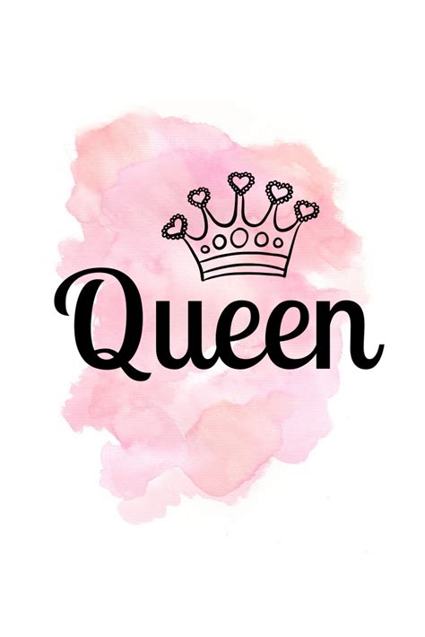 Queen Quote Aesthetic Iphone Wallpaper Girly Pink Queen Wallpaper