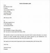 Service Provider Termination Letter Pictures