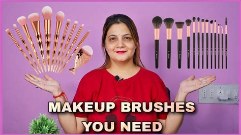 Best Brushes For Makeup Makeup Brushes You Need For A Flawless Look Sumansi Sahgal Youtube