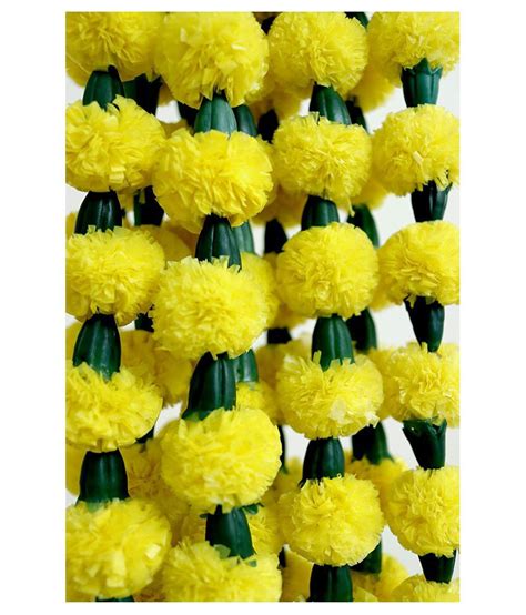 royaltresure marigold yellow artificial flowers pack of 5 buy royaltresure marigold yellow