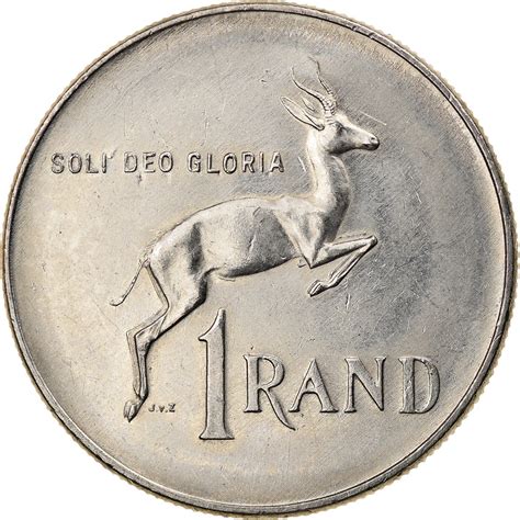 One Rand 1977 Coin From South Africa Online Coin Club