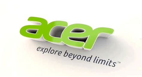 Acer 3d Logo And Slogan Logos Download