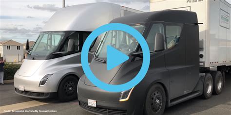 Tesla Setzt E Lkw Semi F R Akku Transport Ein Videos Electrive Net